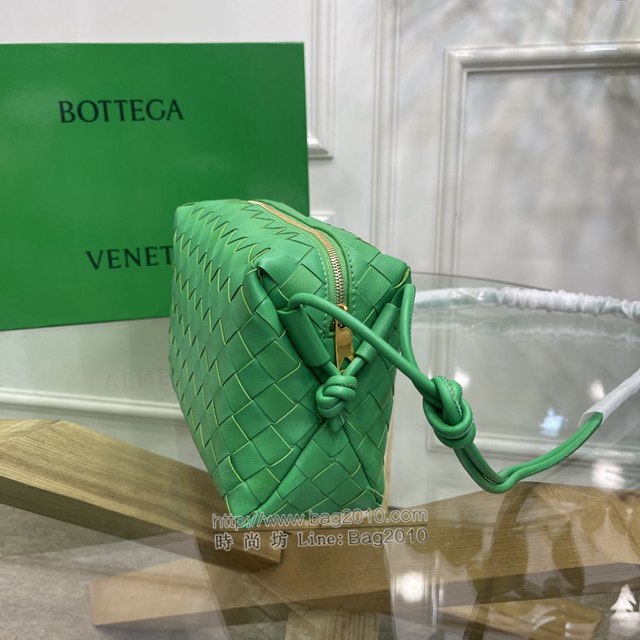 Bottega veneta高端女包 98091 寶緹嘉新款編織小方包 BV經典款手工編織小號肩背女包  gxz1341